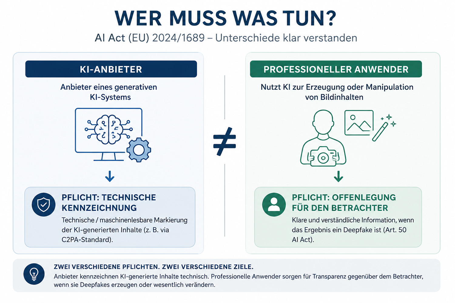 AI Act Wer muss was tun