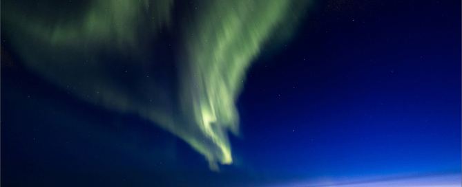 Aurora Borealis Polarlichter in Island