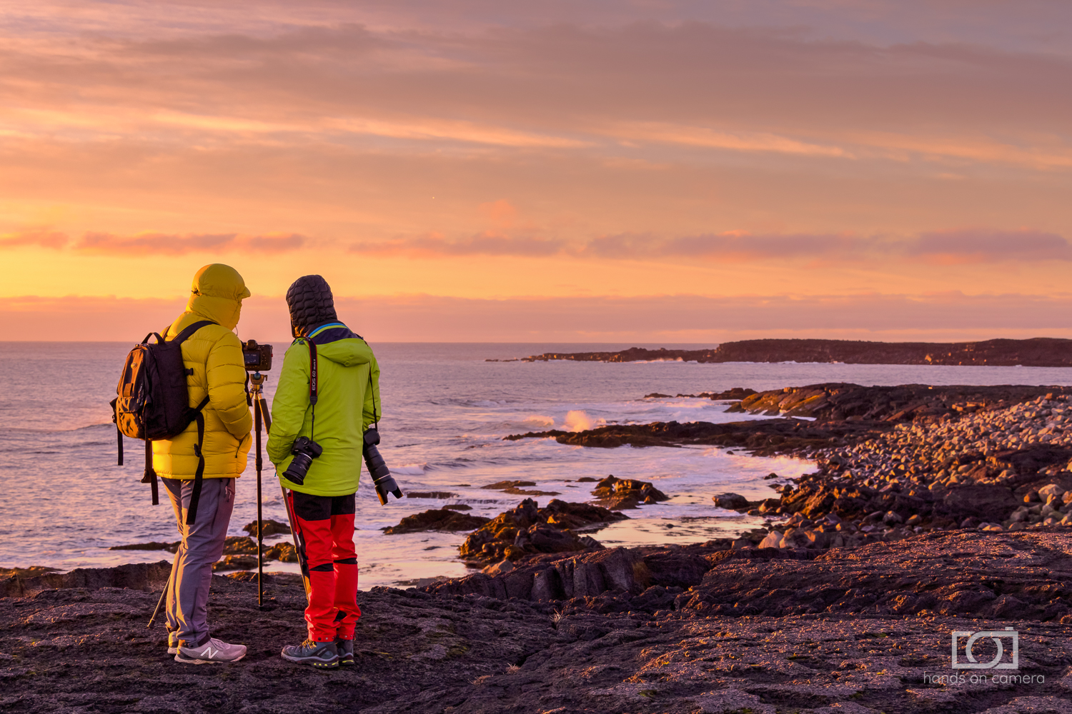 Fotoreise Island ist ein Teamwork. Die Fotografen arbeiten gemeinsam und tauschen sich aus.