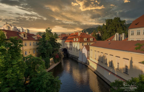 Impressionen aus Prag, Karlsbrücke sunset, Fotografie Radmila Kerl