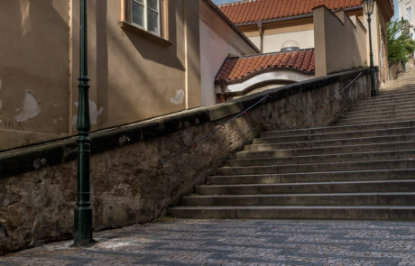 Impressionen aus Prag, Zámecké schody, Fotografie Radmila Kerl