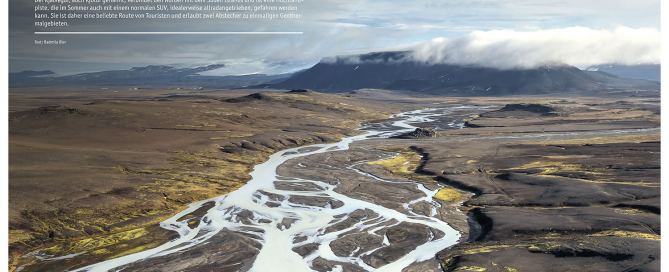 Artikel in Zauber des Nordens über die Hochlandstraße 35 von Radmila Dier