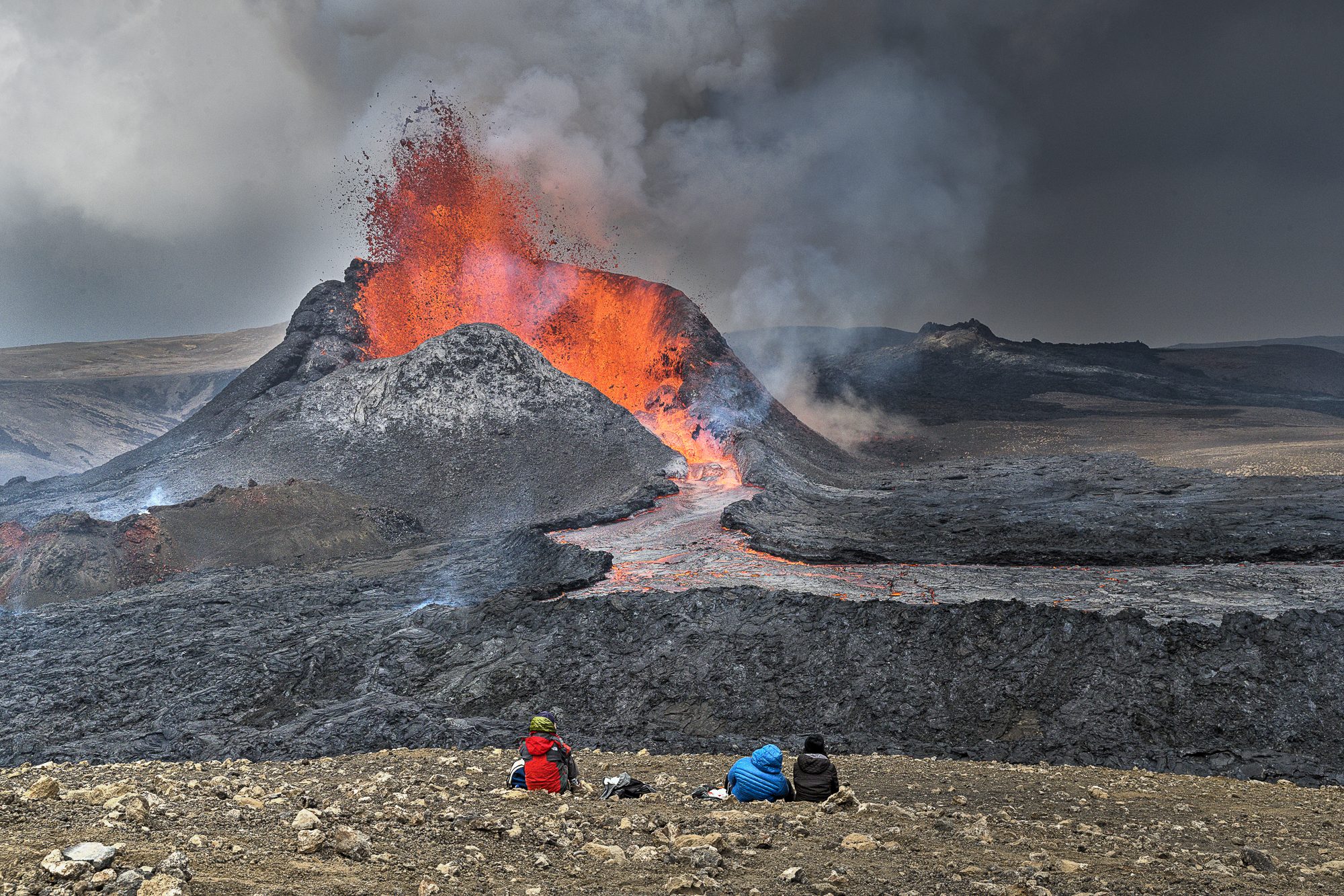 Vulkanausbruch in Island 2021, Foto Radmila Dier